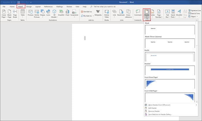 set up letterhead in word for mac